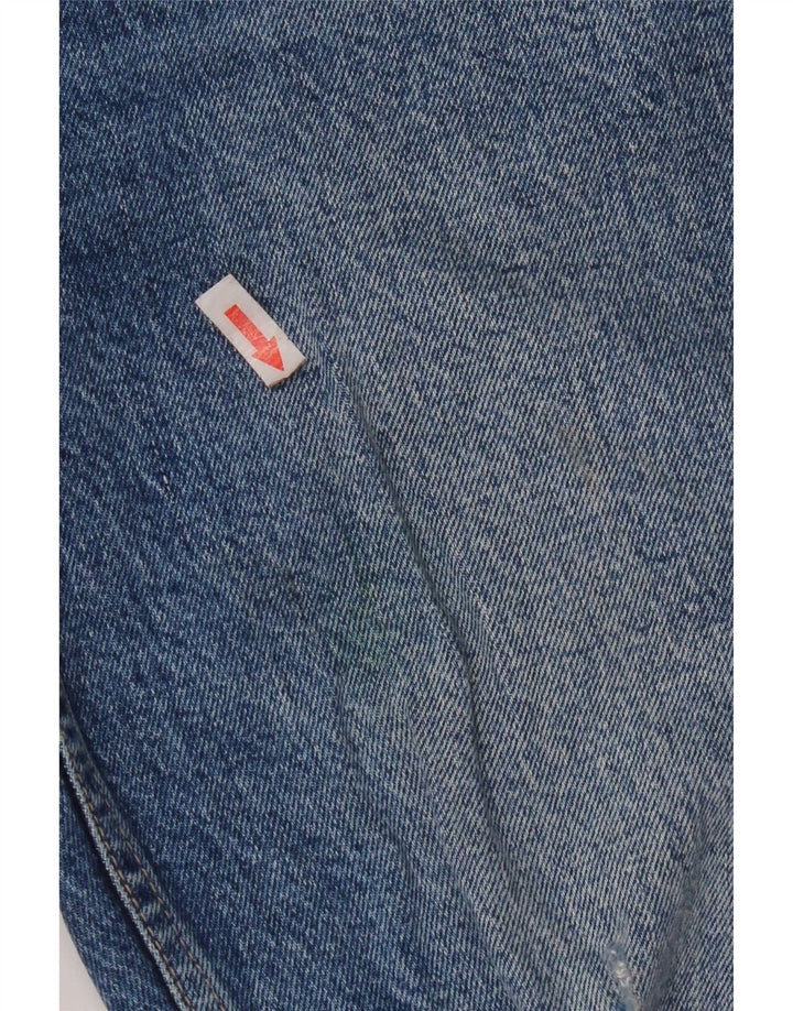 Zara Dame Distressed Slim Jeans EU 40 Medium W30 L27 Blå