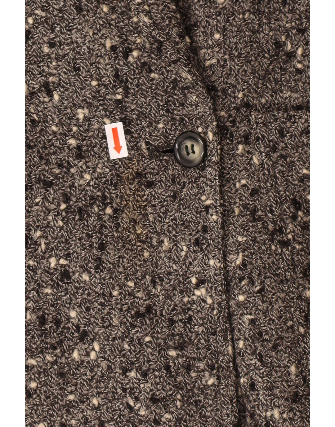 VALENTINO dobbeltradet blazerjakke til kvinder IT 44 Medium Grå Flecked