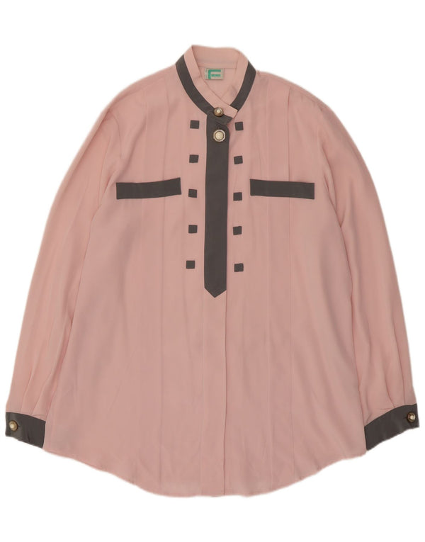 Frankenwalder Dame skjortebluse EU 42 Large Pink Colourblock Polyester