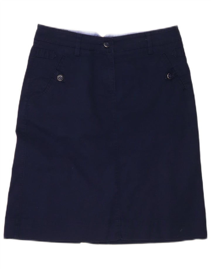 LAURA ASHLEY Womens A-Line Skirt W30 Medium  Navy Blue