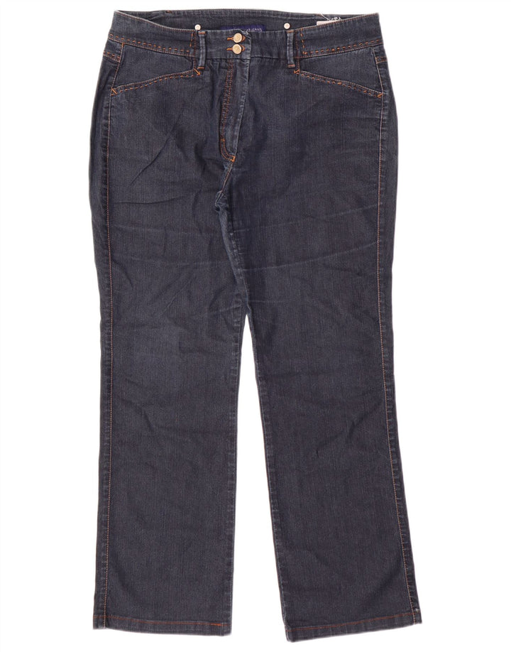 Trussardi lige jeans til kvinder W32 L27 marineblå bomuld