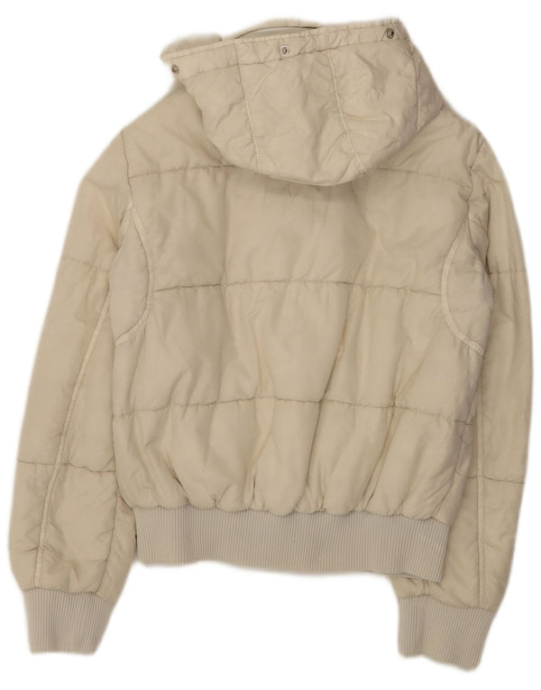 Gas hættejakke til kvinder IT 44 Medium Off White Polyamid