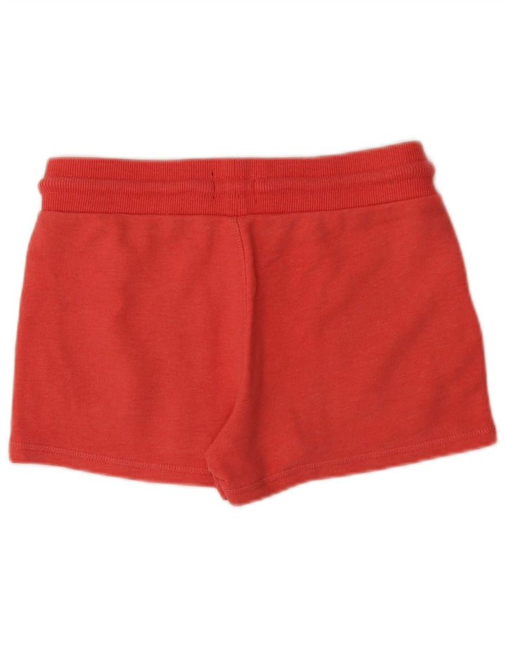 SUPERDRY Womens Sport Shorts UK 8 Small Red Cotton