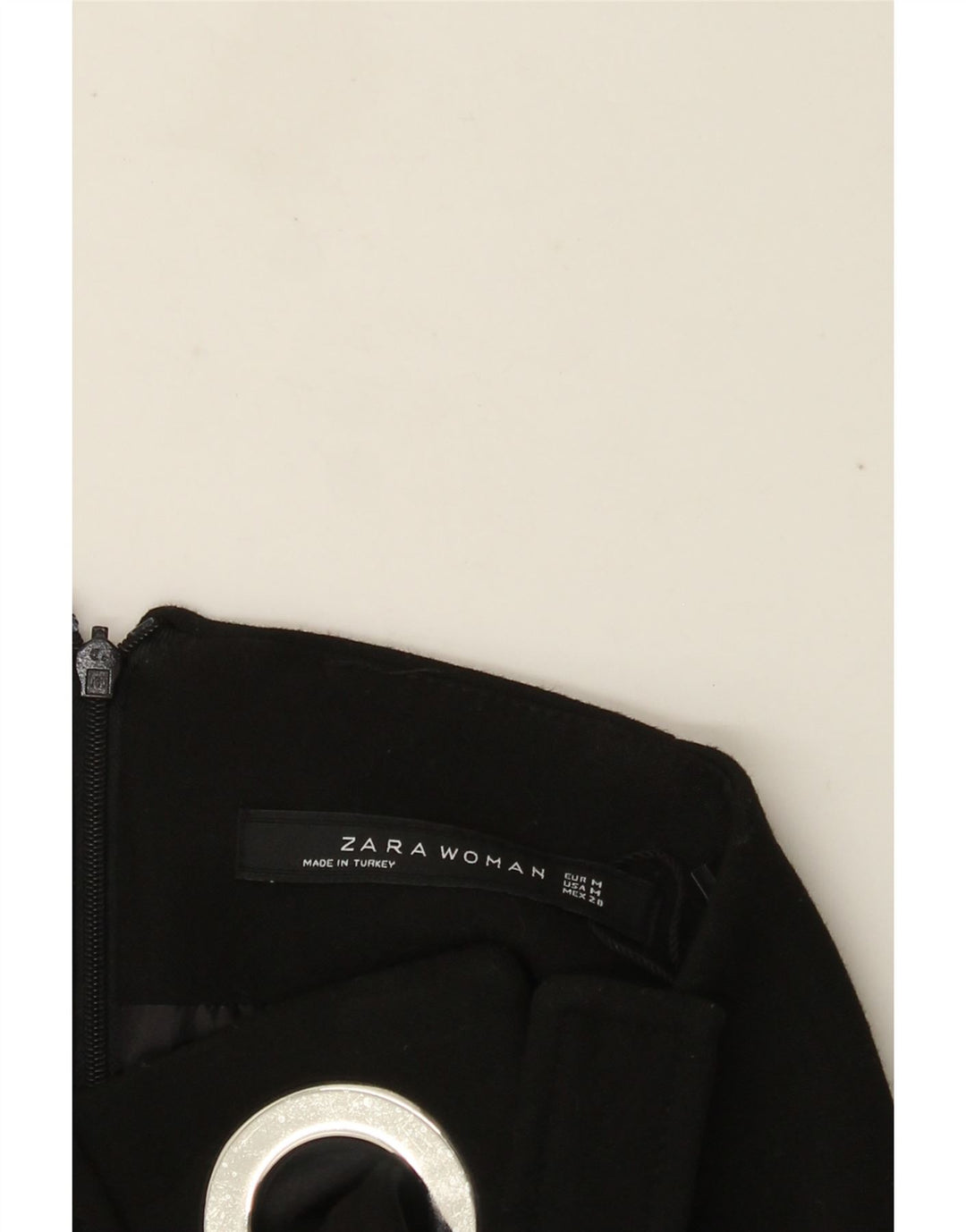 Zara Dame Mini-nederdel Medium W28 Sort