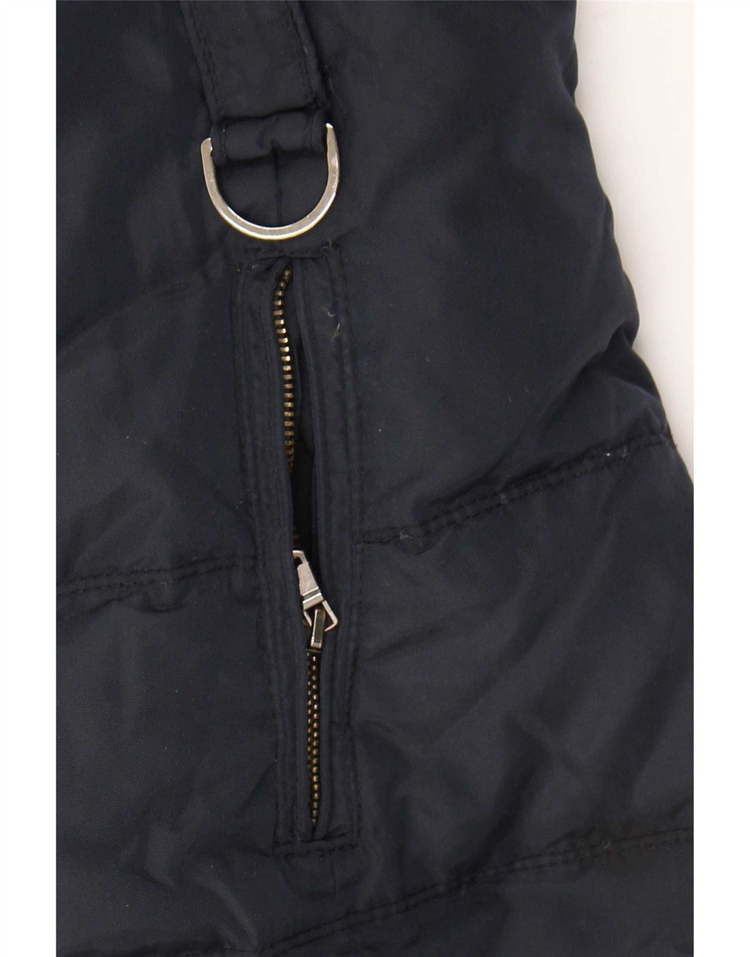 Zara Dame Polstret Jakke UK 12 Medium Navy Blue