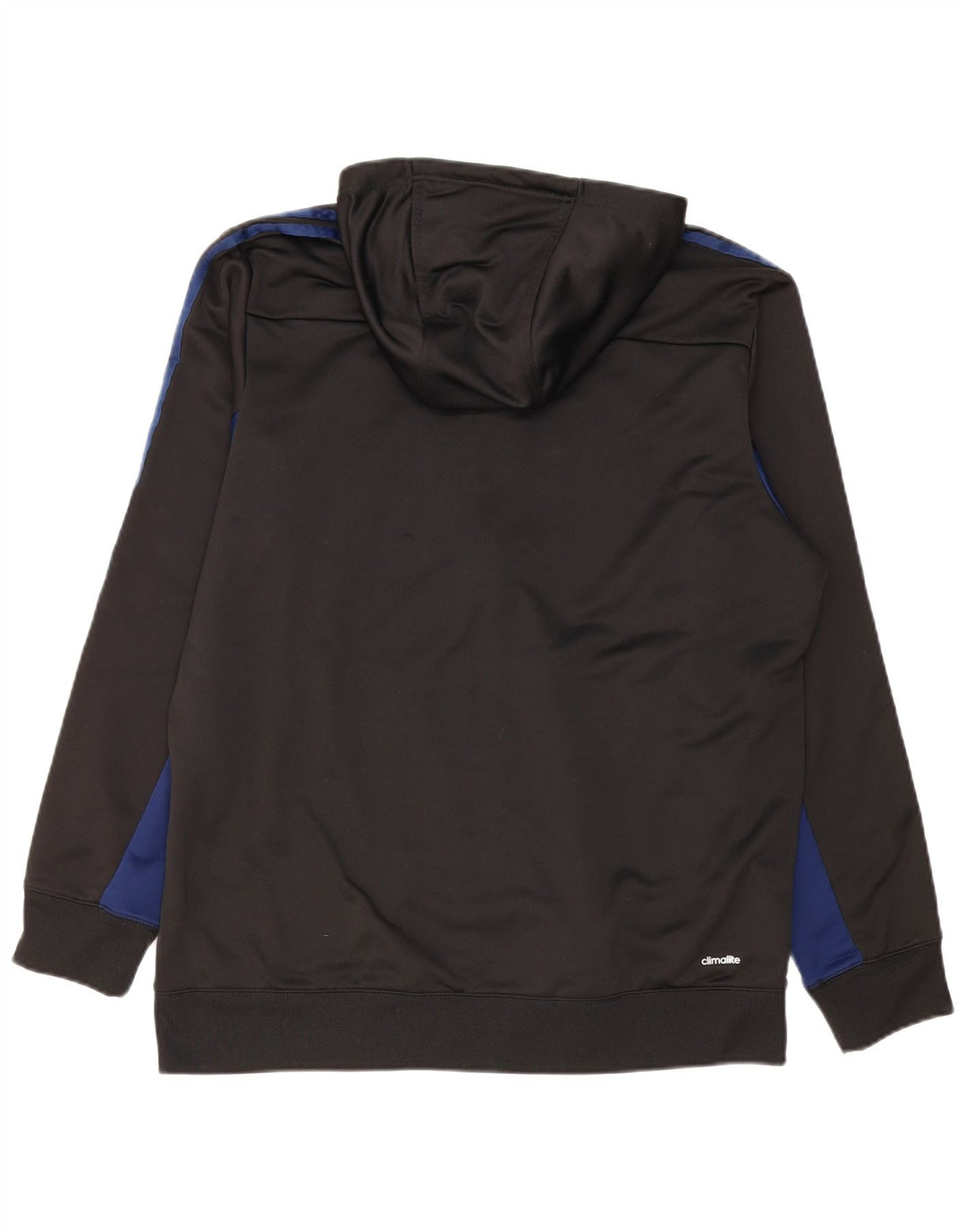 ADIDAS Mens Climalite Zip Hoodie Sweater XL Black Polyester