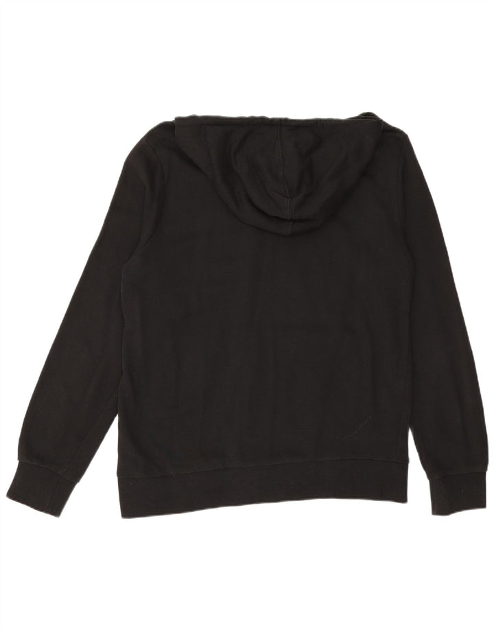 DIADORA Grafisk hættetrøje til mænd mellem sort bomuld