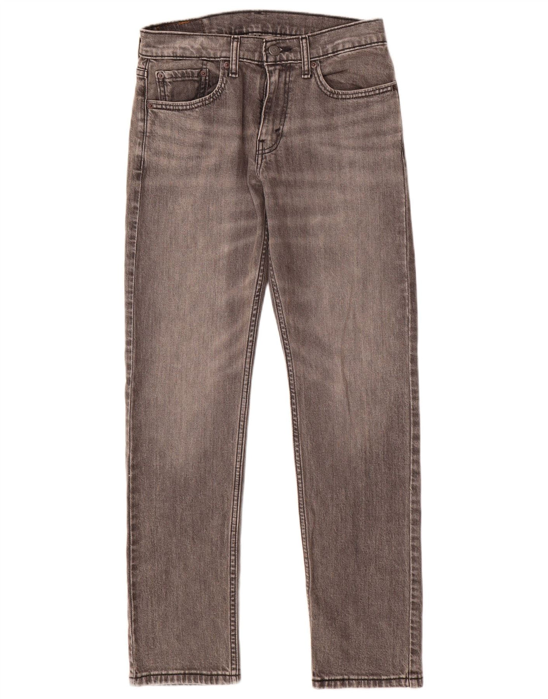 Levi's Herre 502 tilspidsede jeans W29 L32 Grå bomuld
