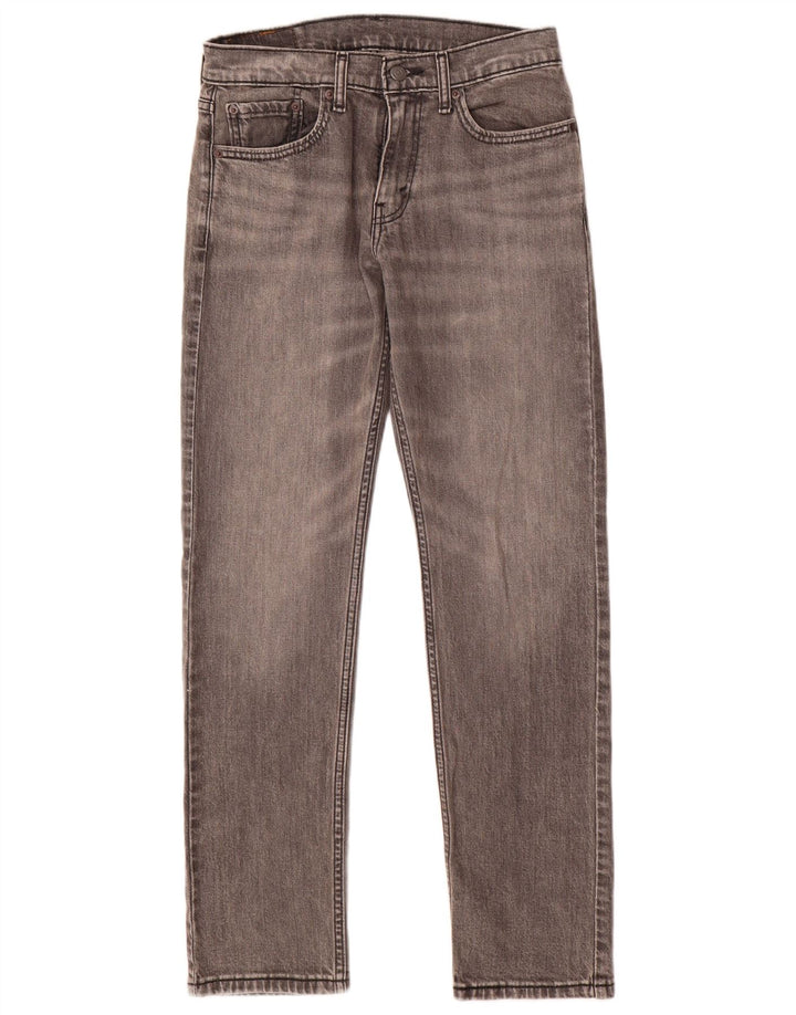 Levi's Herre 502 tilspidsede jeans W29 L32 Grå bomuld