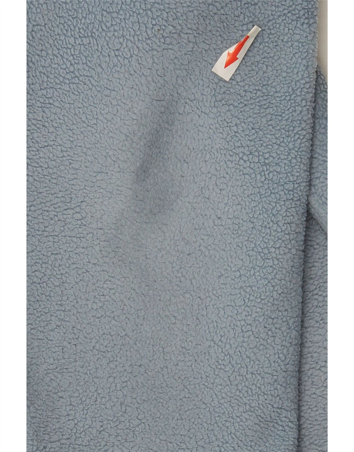 ASICS Fleece Jumper med lynlås til mænd, stor blå polyester