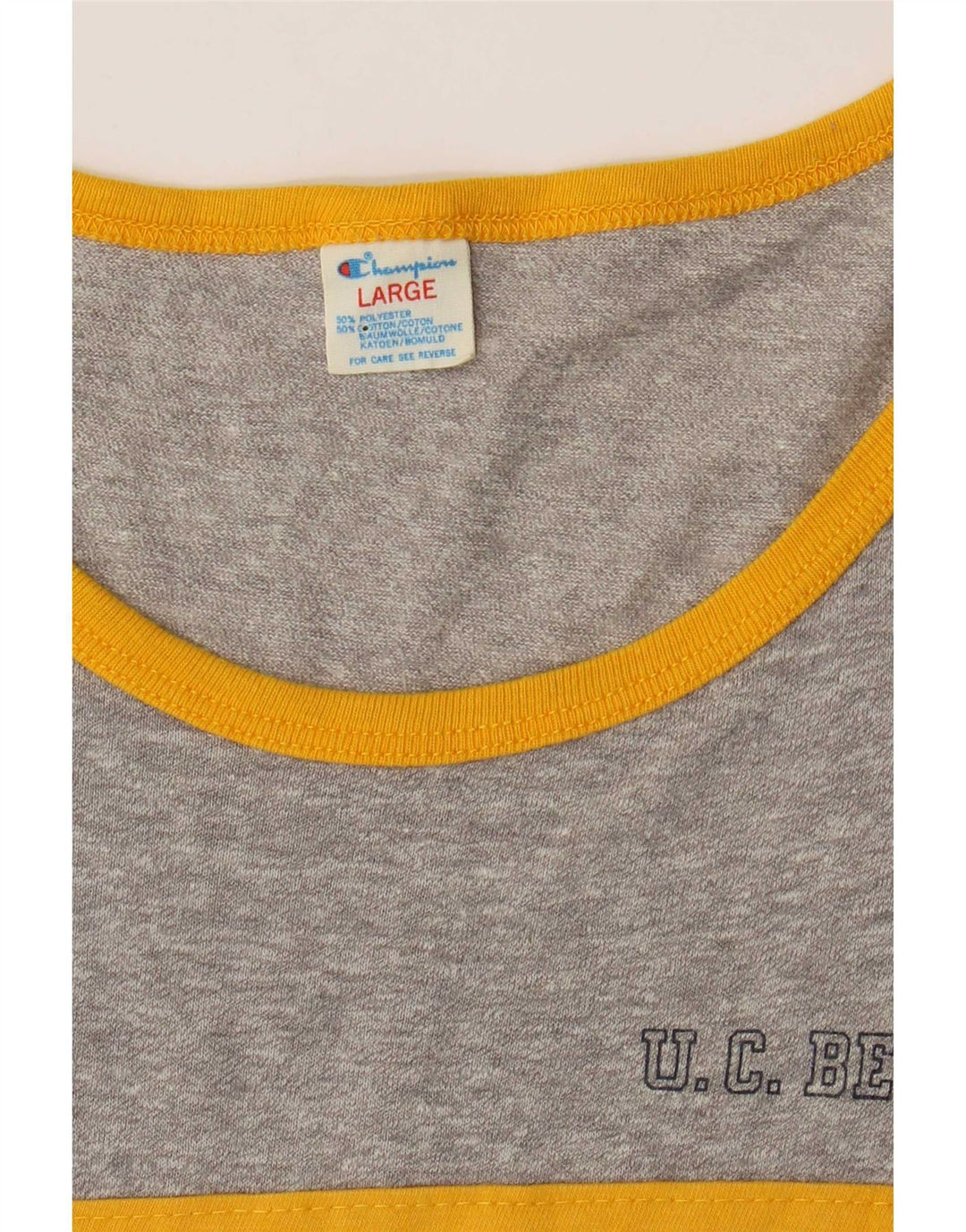Champion Herrevest Top Large Grey Colourblock Polyester