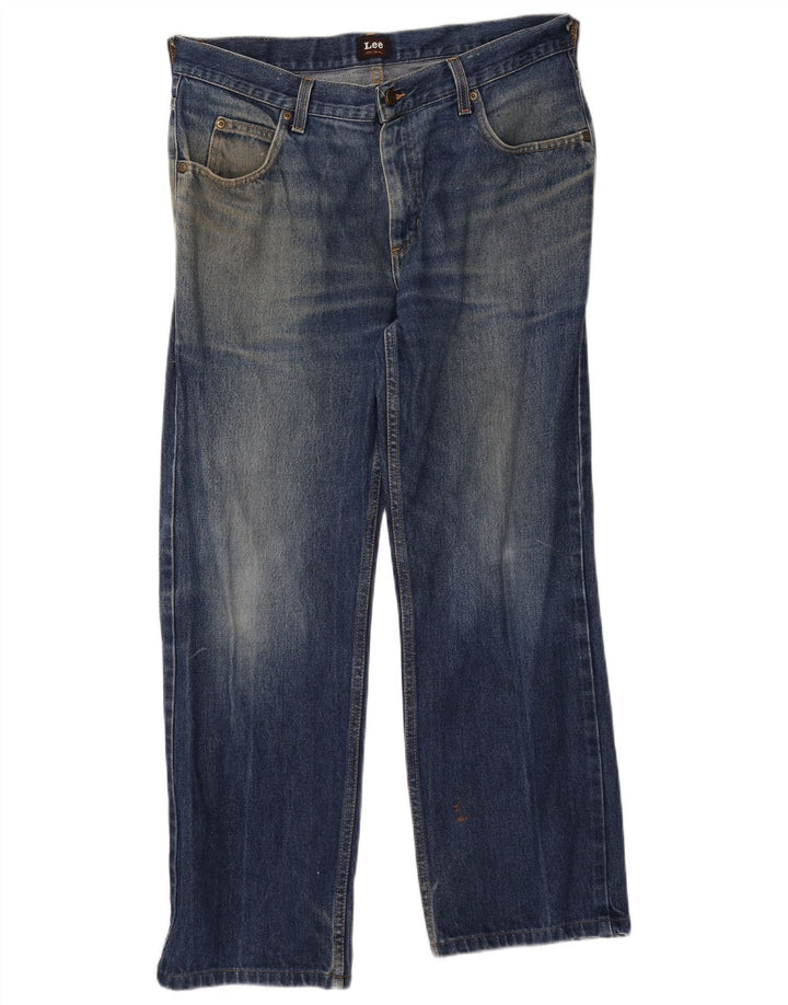 Lee Herre Ranger Straight Jeans W36 L28 Blå Bomuld