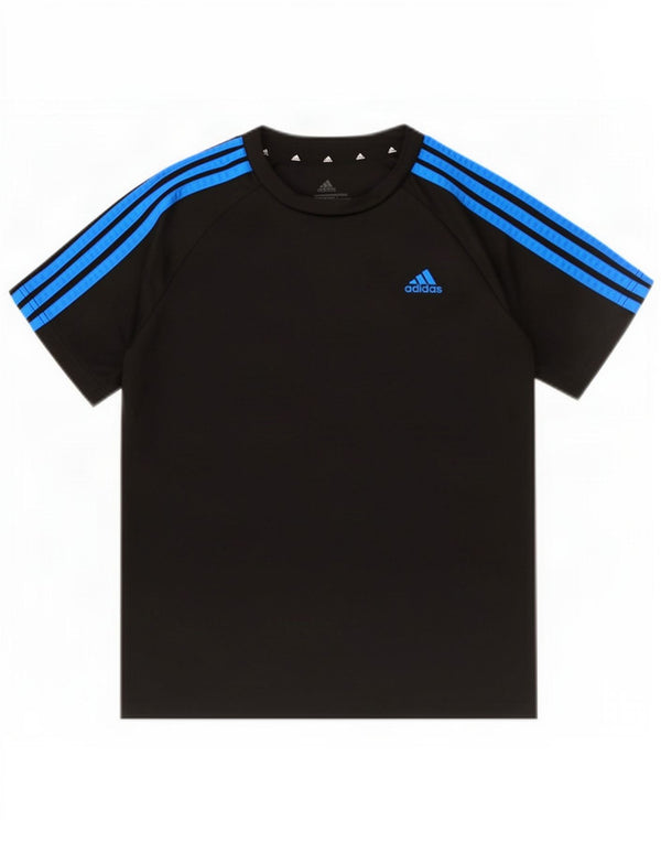 Adidas Boys Aeroready T-Shirt Top 11-12 År Sort Polyester
