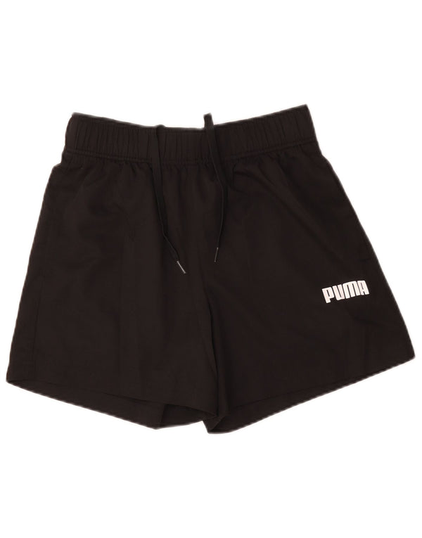 Puma Herre grafiske sportsshorts Små sorte polyester