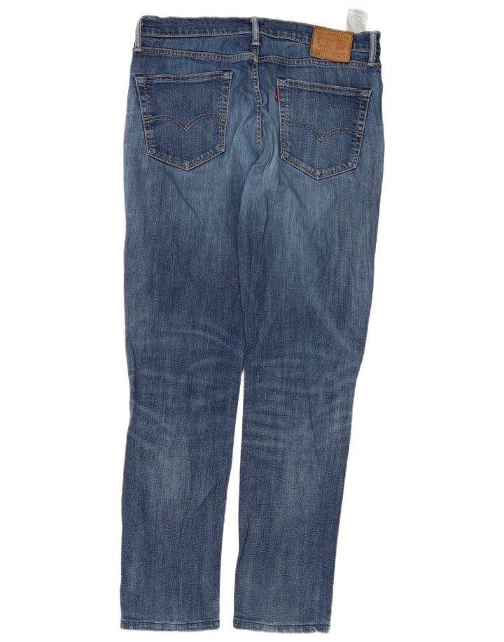 Levi's Slim Jeans til mænd W36 L34 blå bomuld
