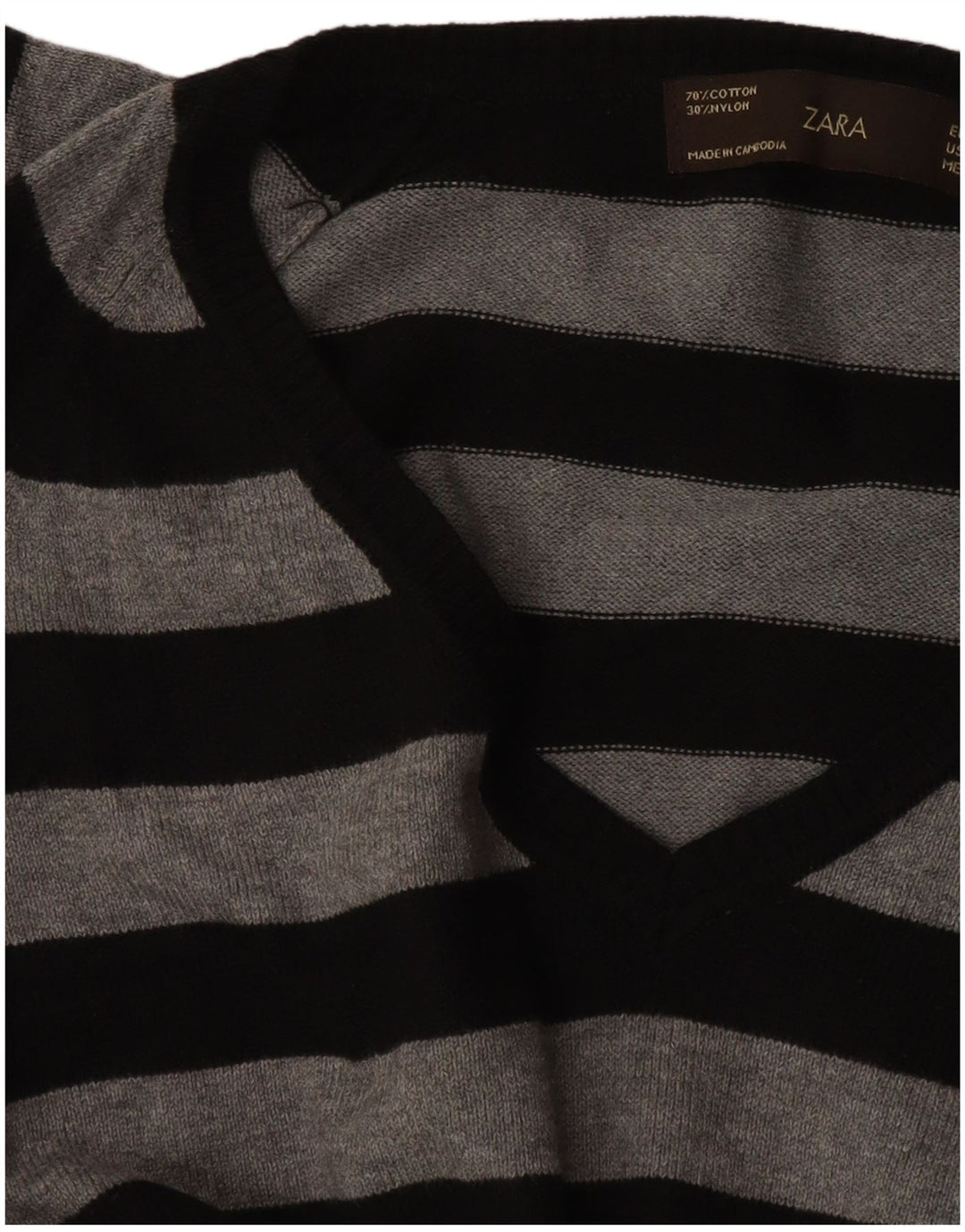 Zara Dame V-hals sweater UK 14 Large Sort