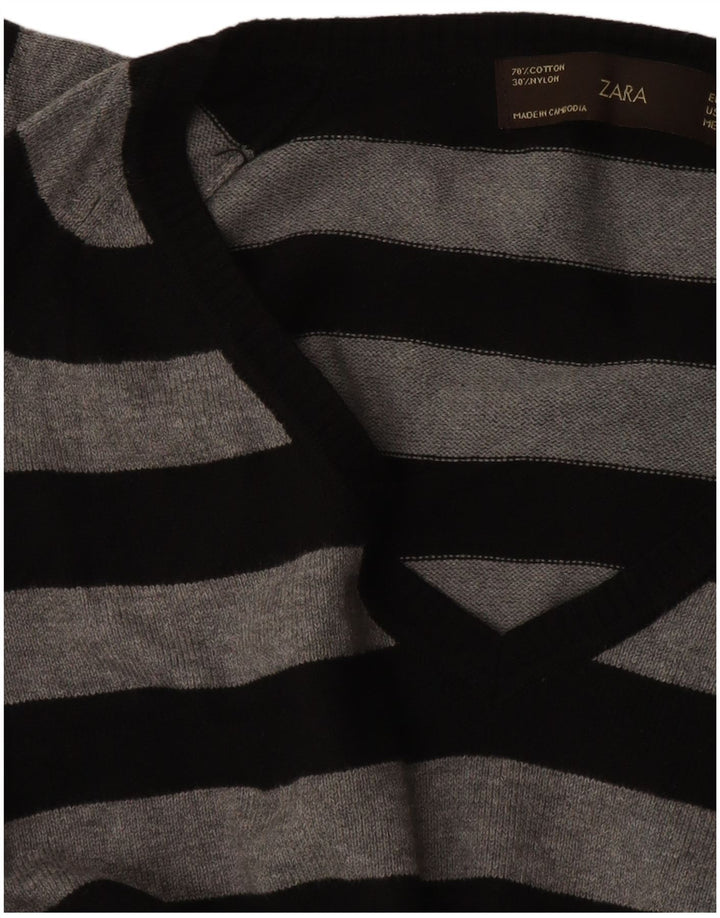 Zara Dame V-hals sweater UK 14 Large Sort