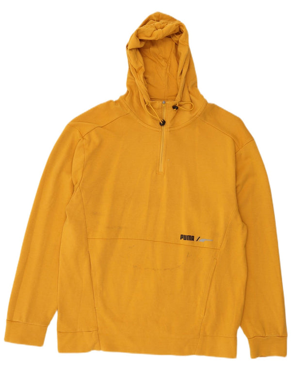 Puma Herre hættetrøje Jumper Medium Gul Bomuld