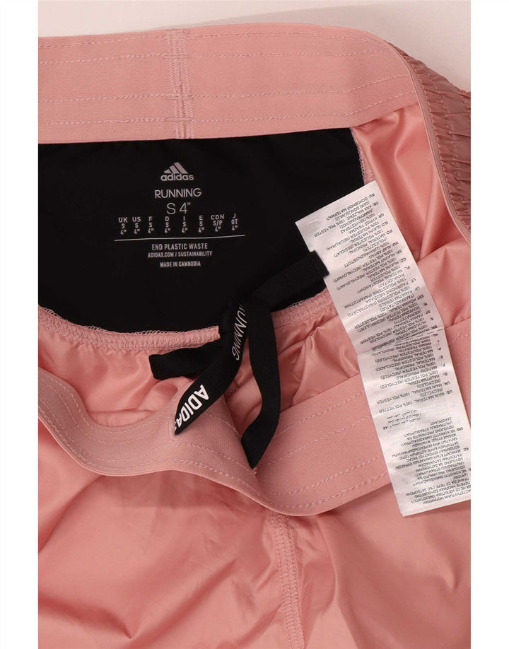 Adidas løbesportsshorts til kvinder UK 8 Small Pink Polyester