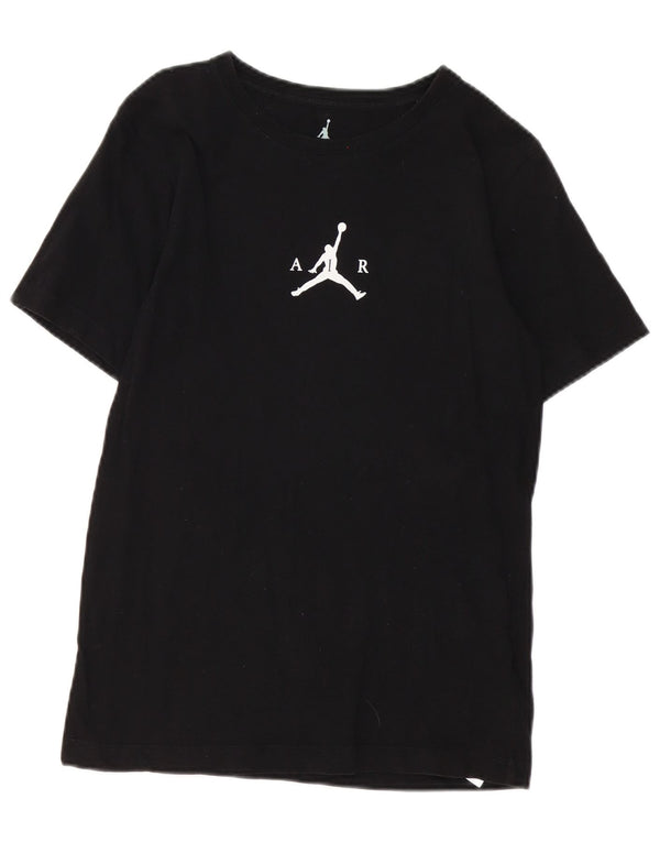 Jordan Boys Grafisk T-Shirt Top 12-13 År Stor Sort Bomuld