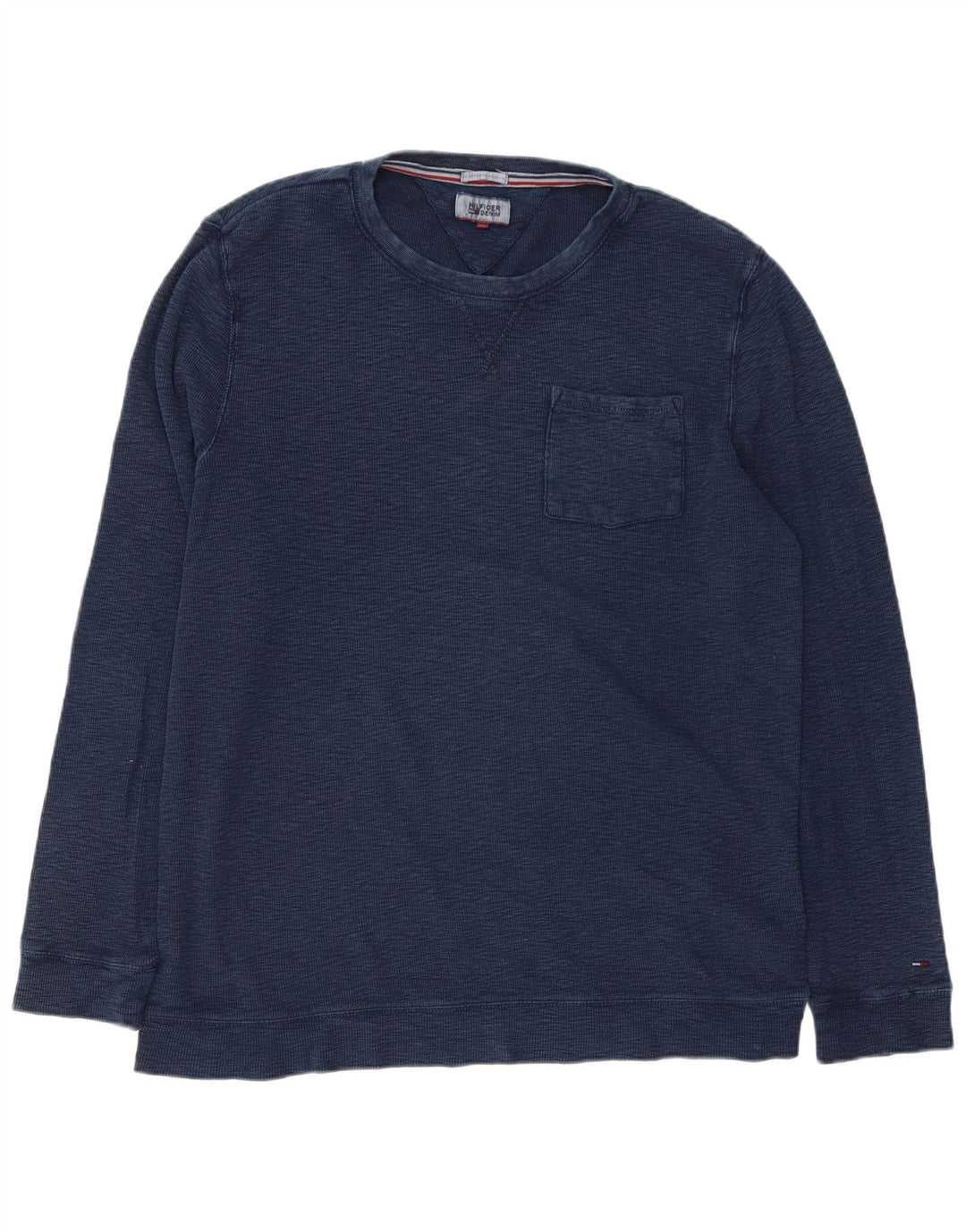 Tommy Hilfiger Herre Sweatshirt Jumper XL Marineblå Bomuld