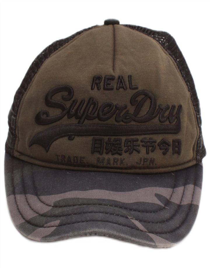 Superdry Graphic Trucker Cap One Size Khaki Viscose