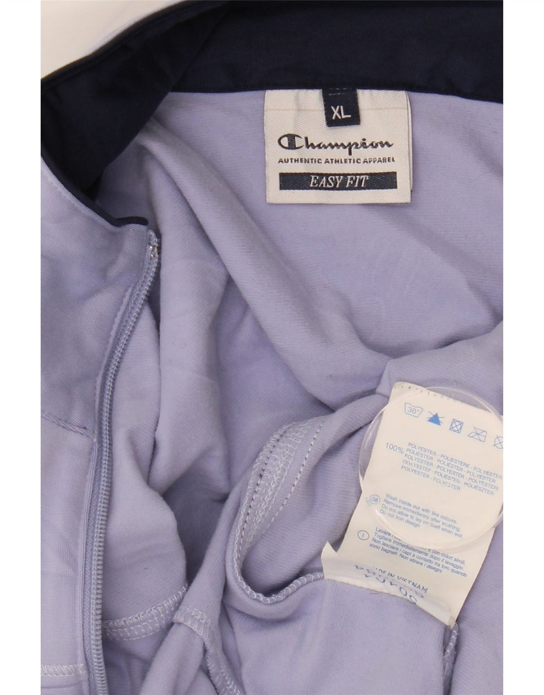 CHAMPION Træningsdragt til mænd Topjakke XL Lilla polyester