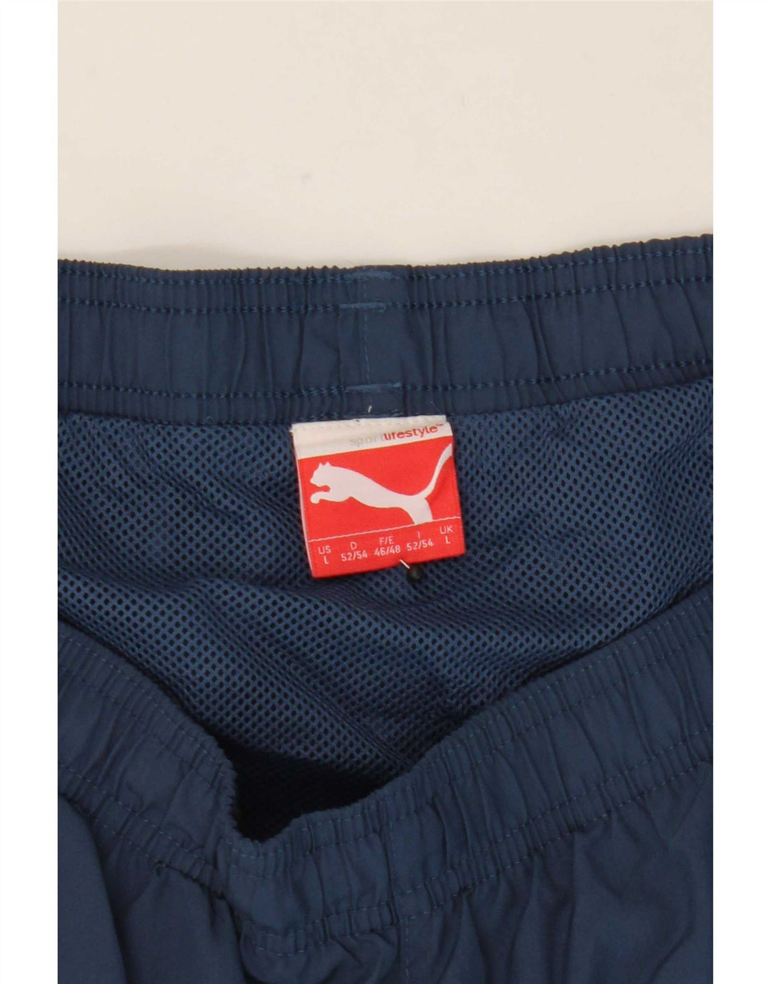 Puma Herre grafiske sportsshorts store marineblå