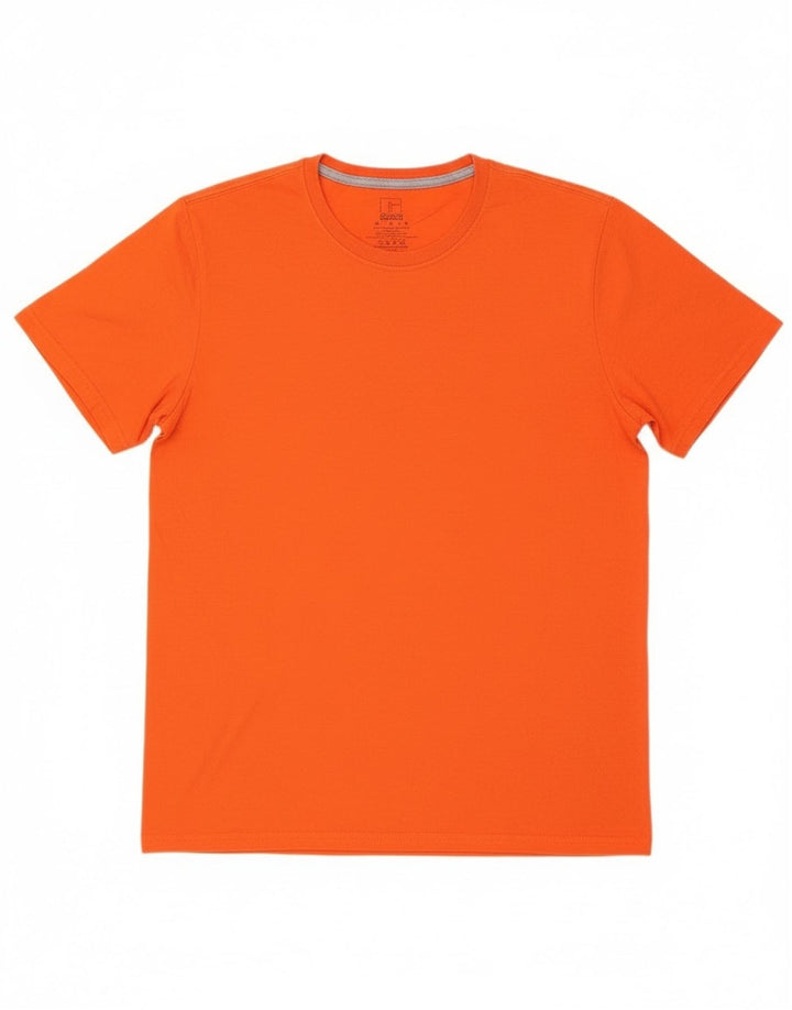 Russell Athletic Herre T-Shirt Top Medium Orange Bomuld