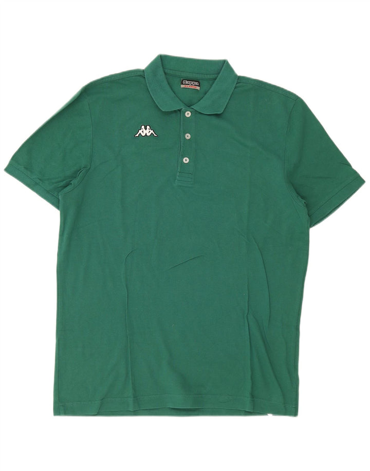 Kappa herre poloshirt XL Grøn bomuld