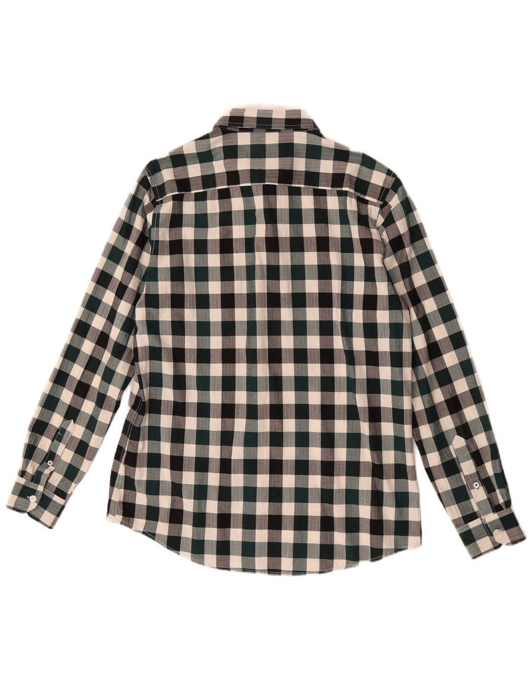 Besætningstøj Herre Slim Fit skjorte Medium Flerfarvet Gingham Cotton