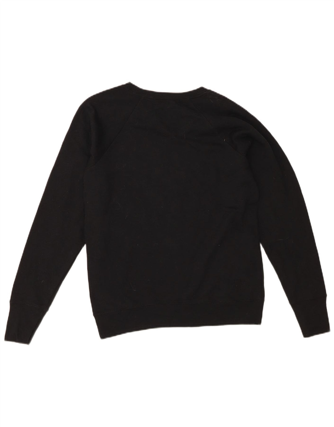 CHAMPION Womens Graphic Sweatshirt Jumper UK 14 Medium Black Polyester