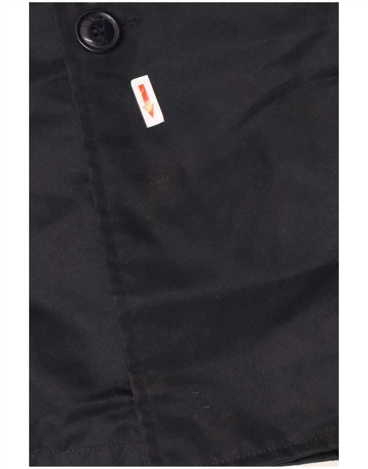 Blauer Herre Dobbeltradet Frakke UK 40 Large Navy Blue Polyester