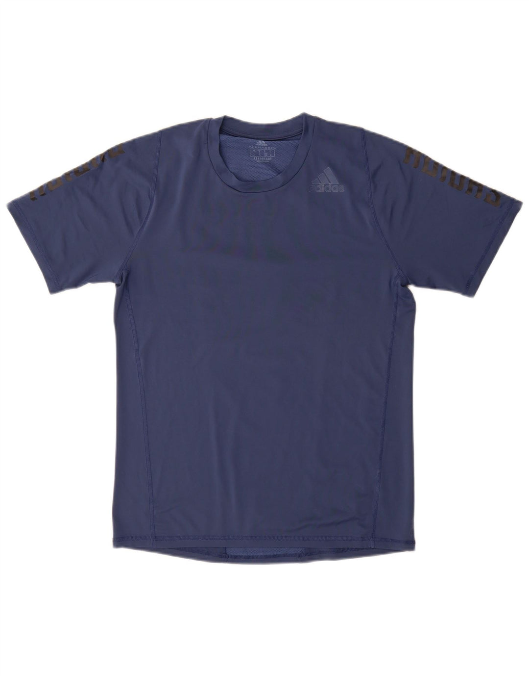 ADIDAS Aeroready Grafisk T-Shirt Top Lille Marineblå