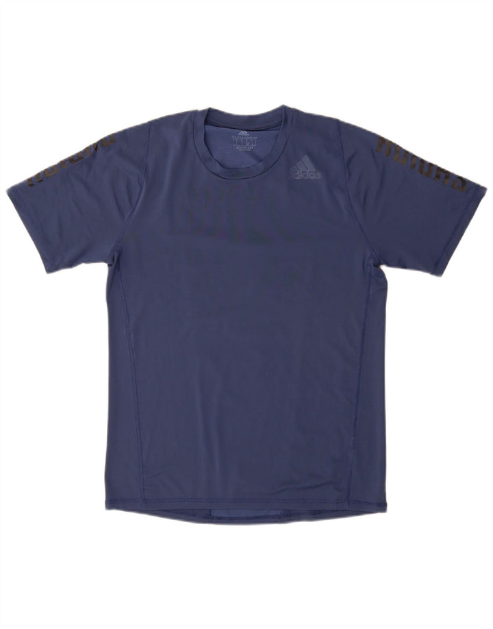 ADIDAS Aeroready Grafisk T-Shirt Top Lille Marineblå
