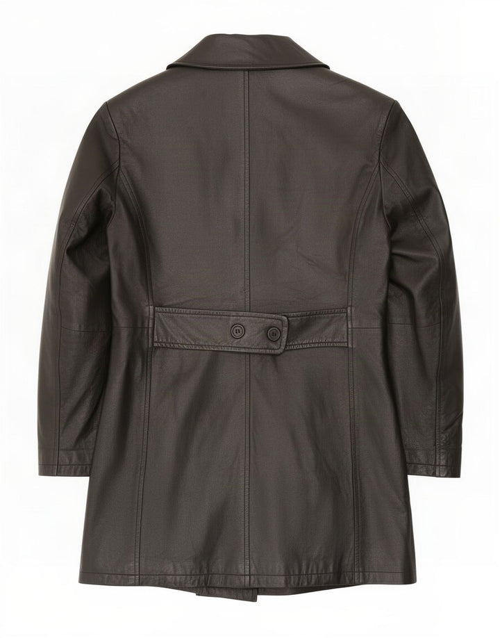 Project Womens Læderfrakke UK 14 Medium Black