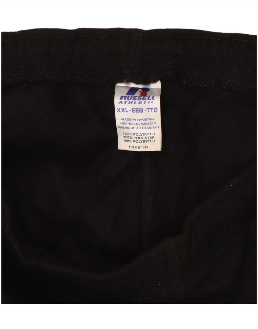 RUSSELL ATHLETIC Herre Cargo Træningsdragt Bukser 2XL Sort Polyester