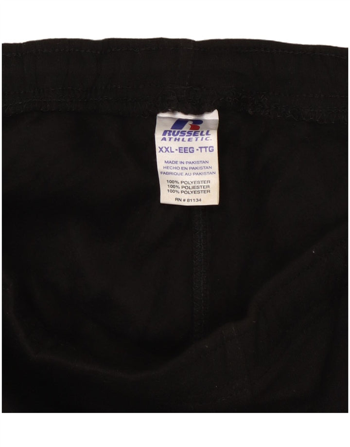 RUSSELL ATHLETIC Herre Cargo Træningsdragt Bukser 2XL Sort Polyester