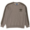 Adidas sweatshirt til mænd mellem grå bomuld