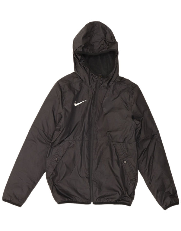 Nike Regnjakke med hætte til mænd UK 36 Small Black