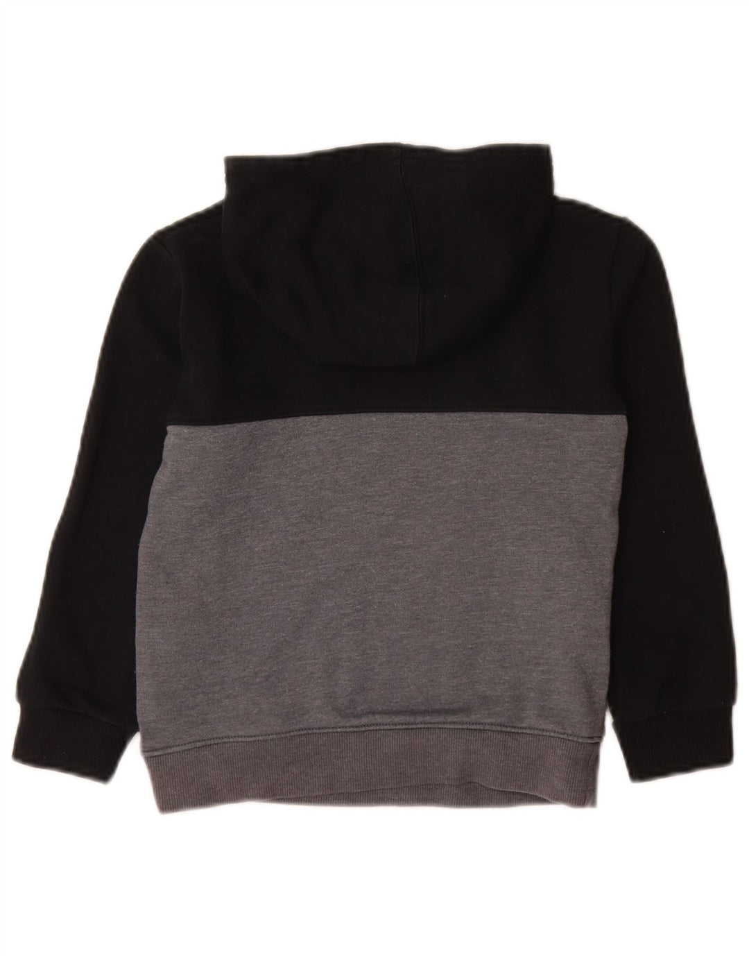 UNDER ARMOUR Grafisk hættetrøje til drenge 6-7 år Sort Colourblock Bomuld