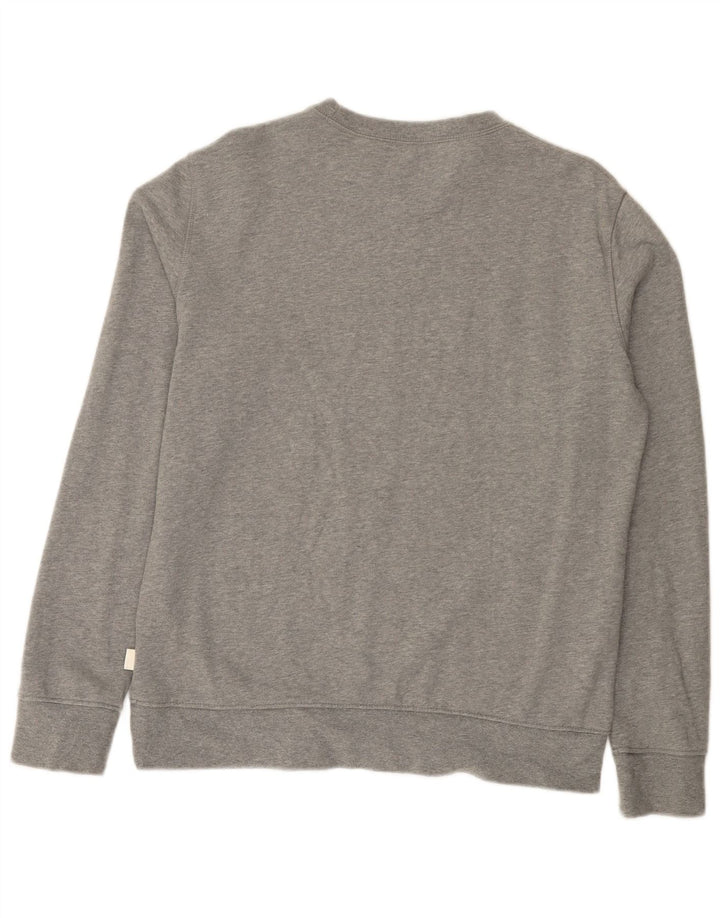 Marks & Spencer Herre sweatshirt Jumper Medium Grey Flecked Bomuld