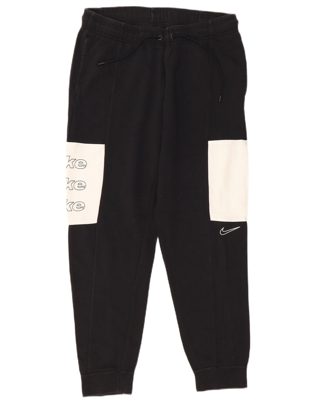 NIKE Grafisk træningsdragt bukser til mænd Joggers Medium Black Colourblock