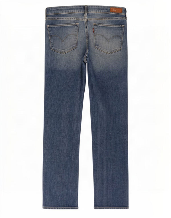 Levi's Dame Demi Curve Straight Jeans W27 L27 Blå Bomuld