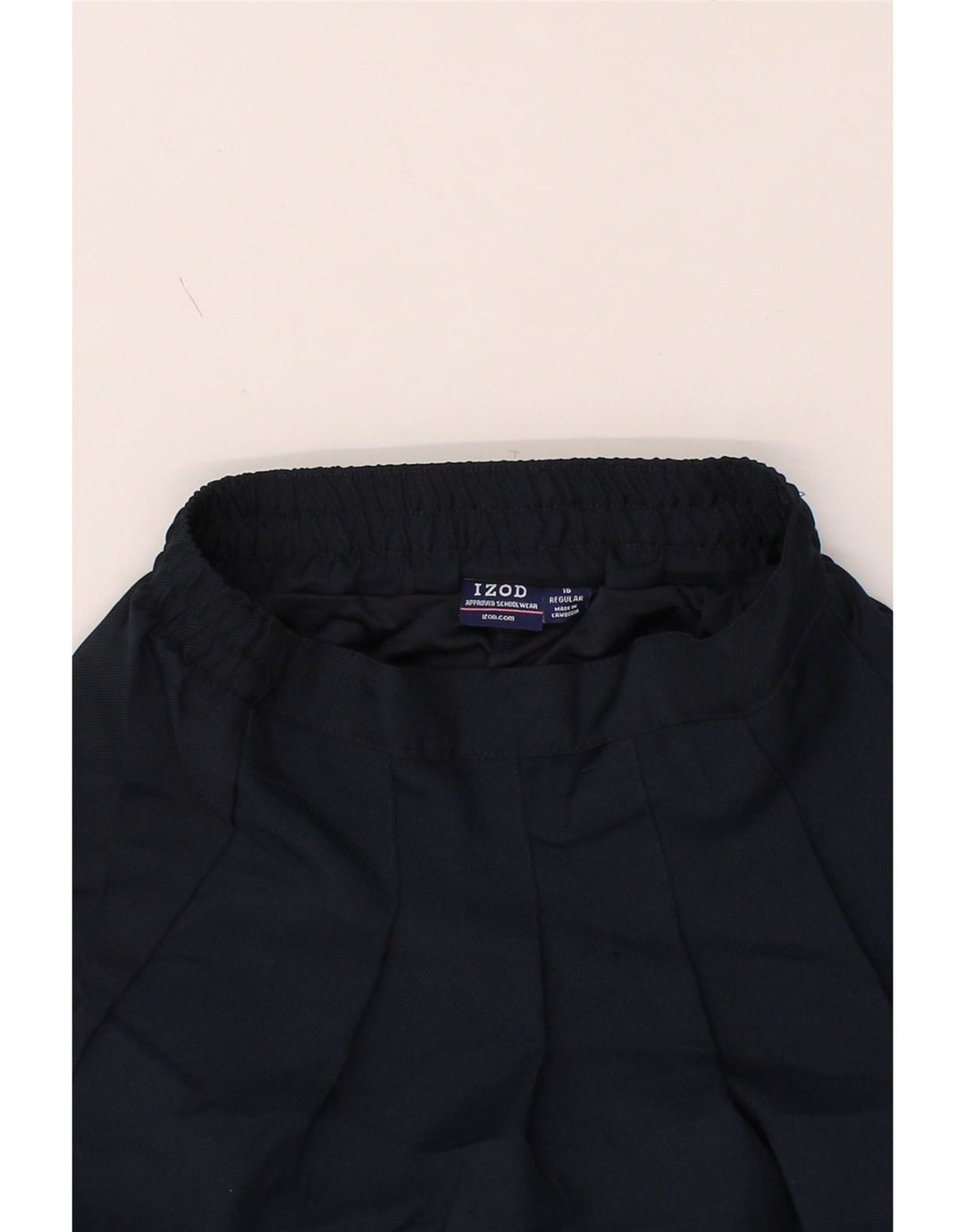 IZOD Girls Skort 15-16 Years W26 Navy Blue Polyester Vintage Izod and Second-Hand Izod from Messina Hembry 