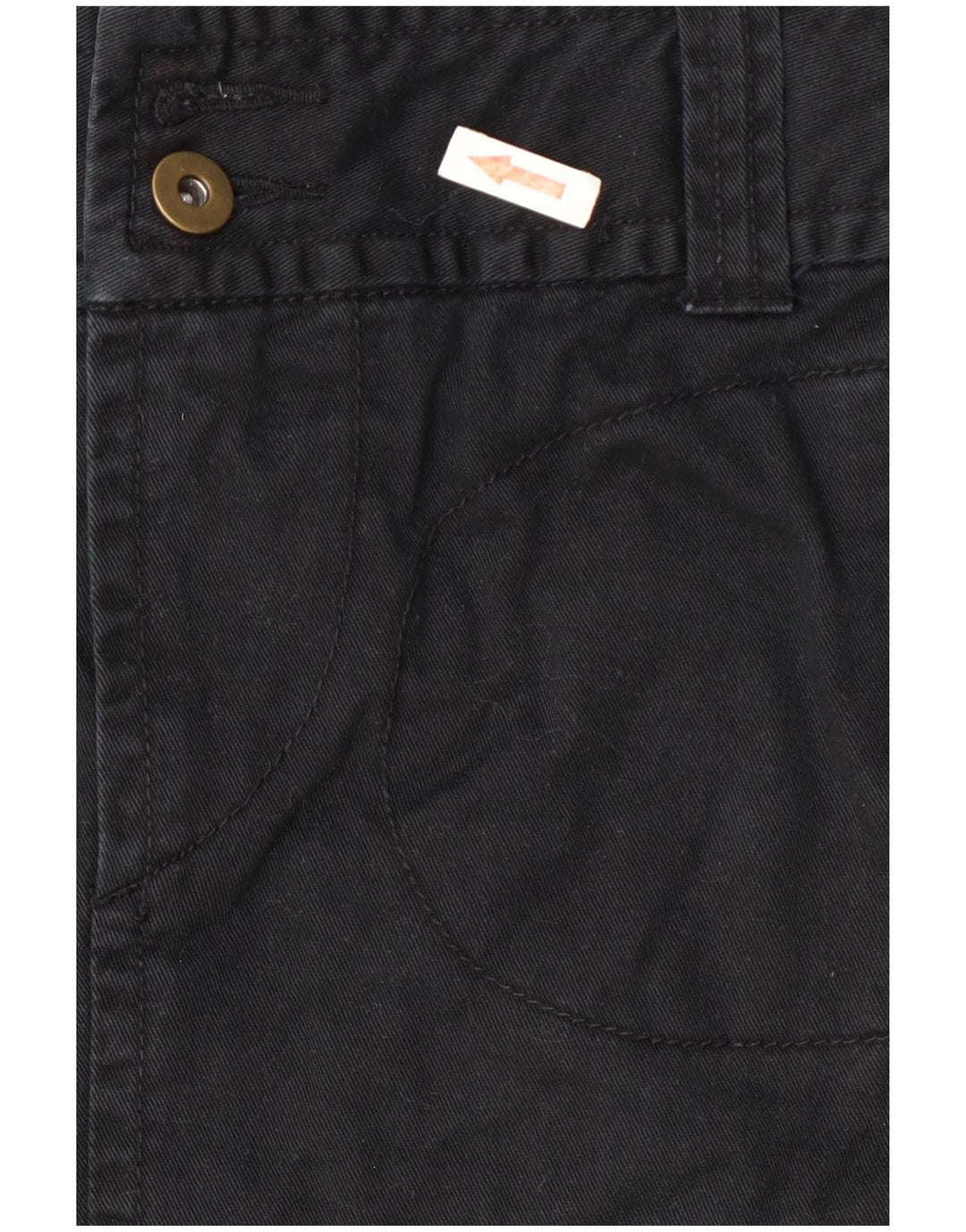 Benetton Dame Mini Cargo Nederdel W28 Medium Navy Blue