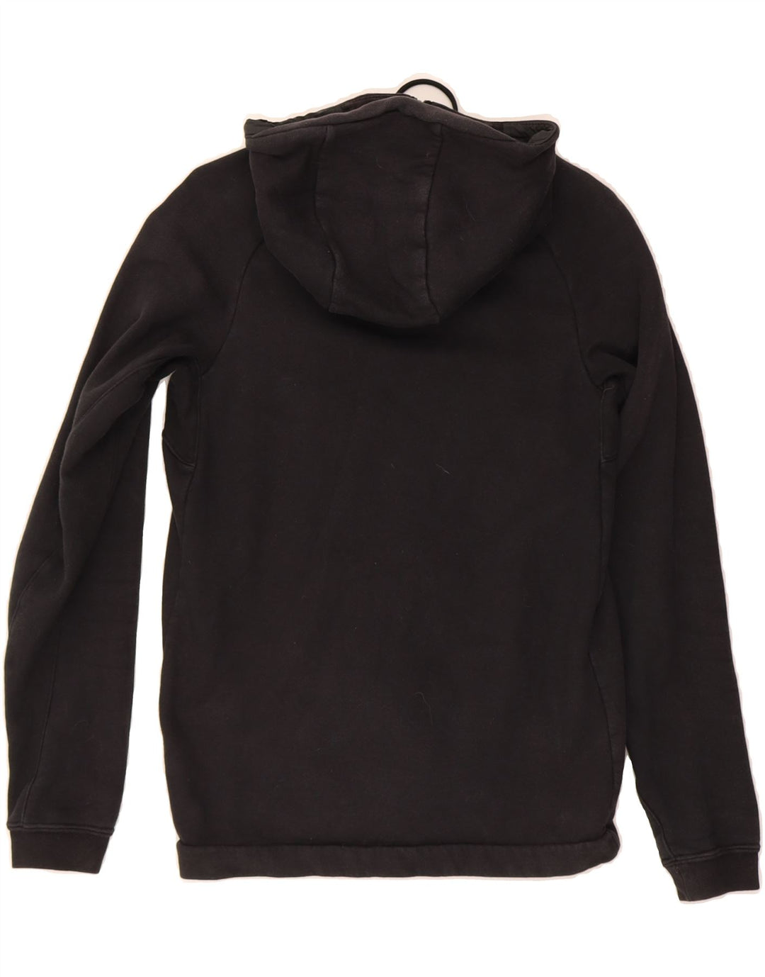 NIKE Mens Zip Hoodie Sweater Small Black Cotton Vintage Nike and Second-Hand Nike from Messina Hembry 