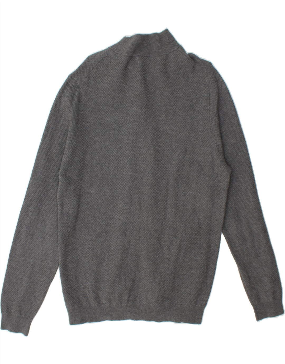 MASSIMO DUTTI Womens Cardigan Sweater UK 14 Large Grey Cotton Vintage Massimo Dutti and Second-Hand Massimo Dutti from Messina Hembry 