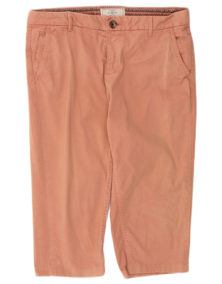 FAT FACE Bermuda-shorts til kvinder UK 10 Small W27 Orange Bomuld
