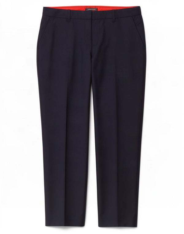 Tommy Hilfiger Lige Chinobukser til kvinder US 8 Medium W30 L28 Marineblå